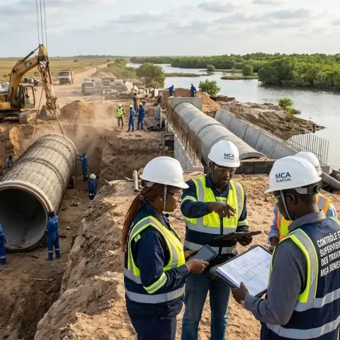 Contrôle et supervision des travaux à effectuer sur les adducteurs et l’émissaire du Delta - MCA SENEGAL